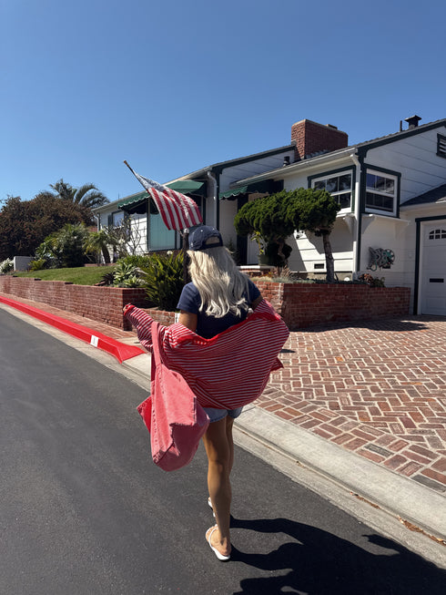 Coco Cutie Cardigan // Red Stripe *RESTOCKED*